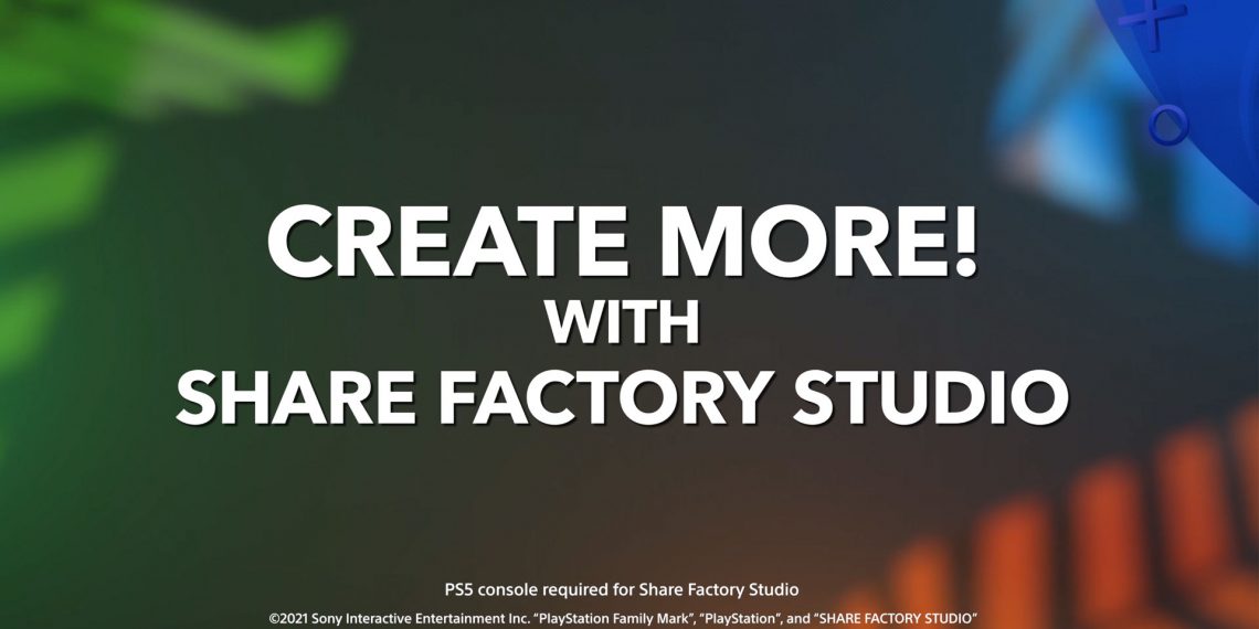 Share Factory Studio PS5