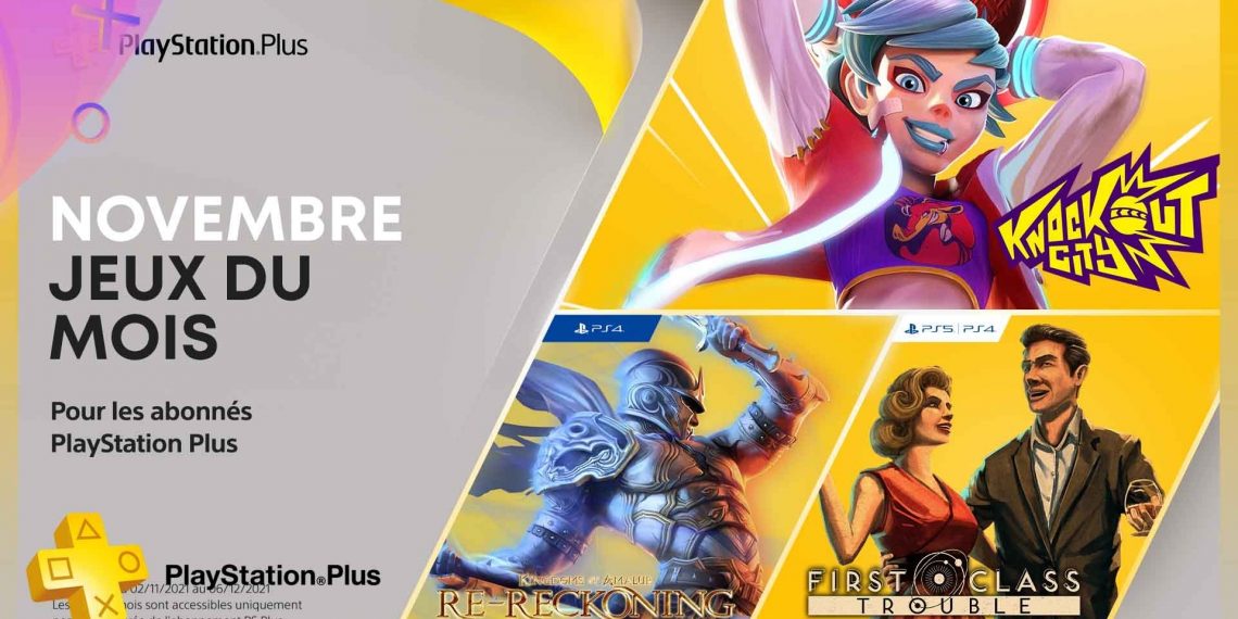 PlayStation Plus : les 6 jeux de novembre 20211