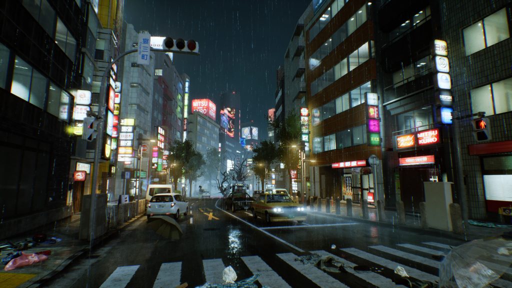 Les rues de Ghostwire: Tokyo