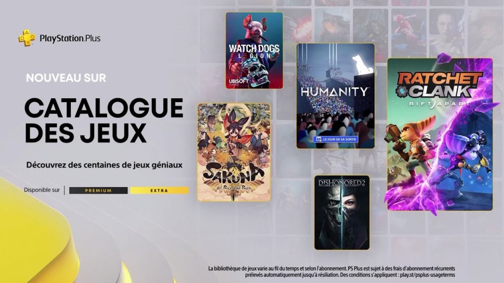 Catalogue des jeux intégrés au mois de mai dans le PlayStation Plus