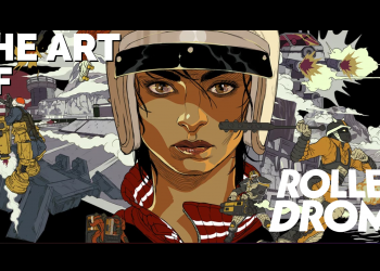 The Art Of Rollerdrome : rétrofuturisme et brutalisme