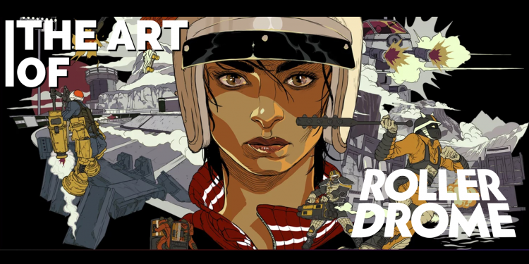 The Art Of Rollerdrome : rétrofuturisme et brutalisme
