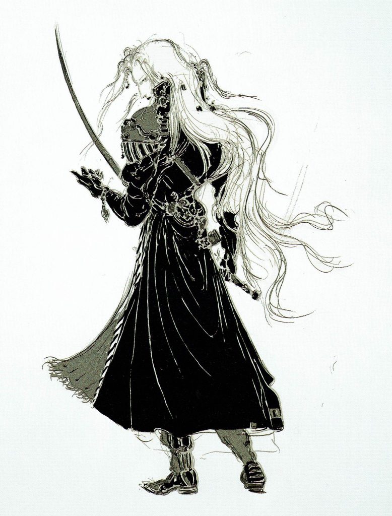 Sephiroth par Yoshitaka Amano