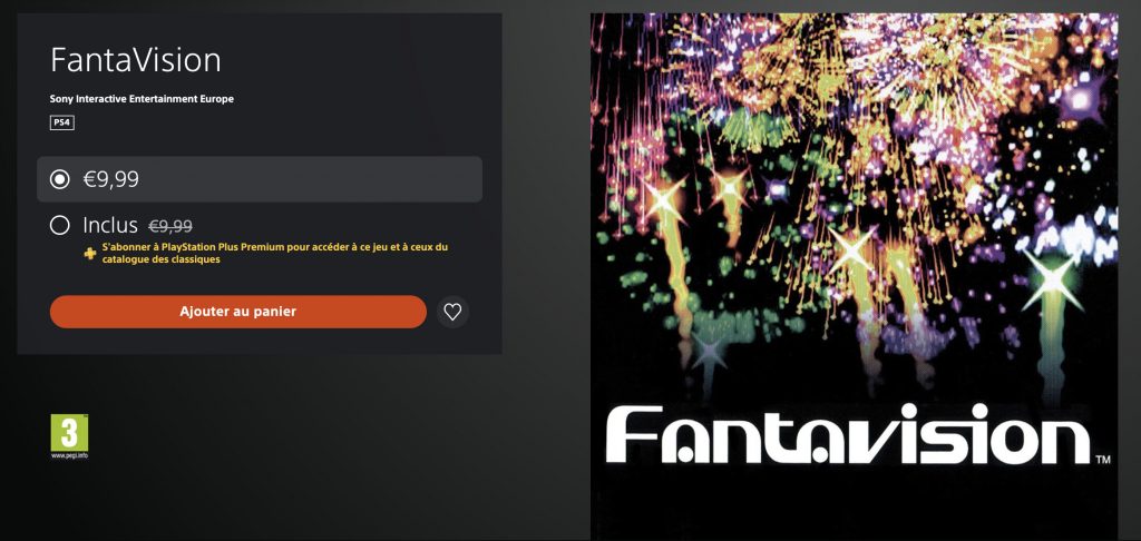 Screenshot Fantavision sur le PS Store