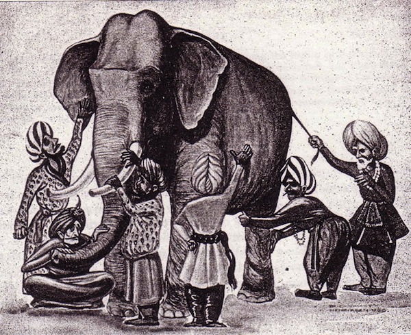 Fable indienne des six aveugles et de l'éléphant