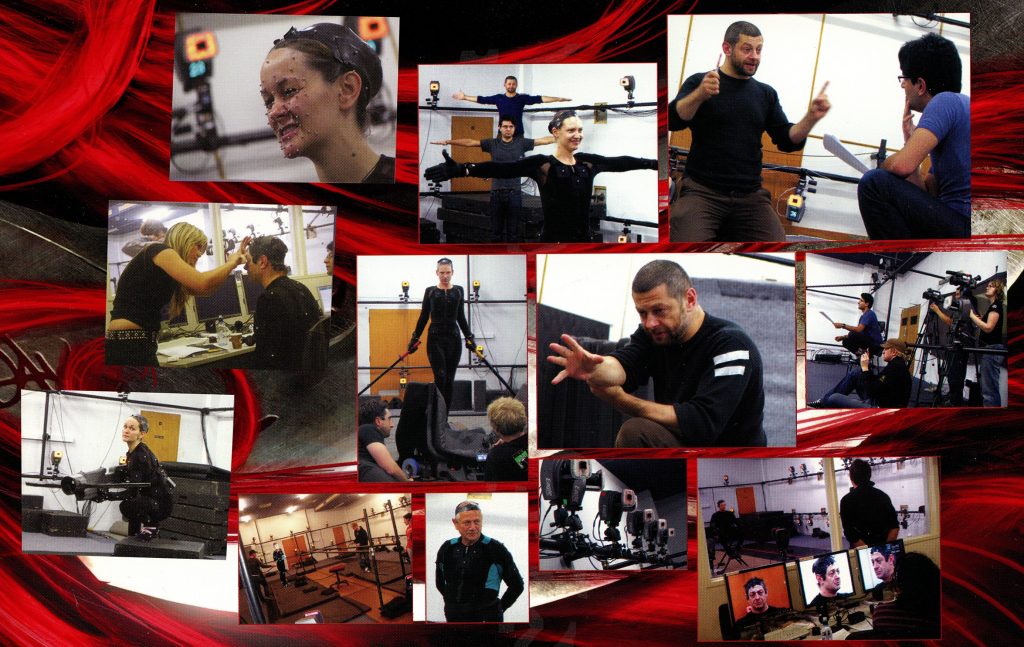 Séance de motion-capture pour Heavenly Sword avec Andy Serkis