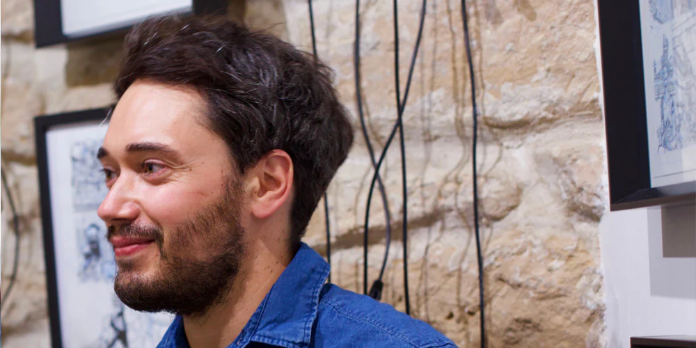Conversation avec Mathieu Bablet, auteur de bande dessinée et directeur artistique de Cairn