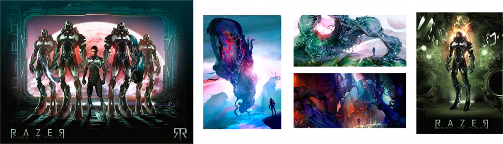 Concept arts et posters de Razer