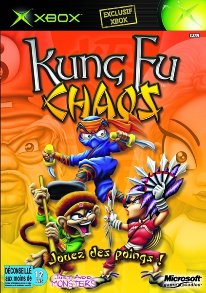Jaquette française de Kung Fu Chaos