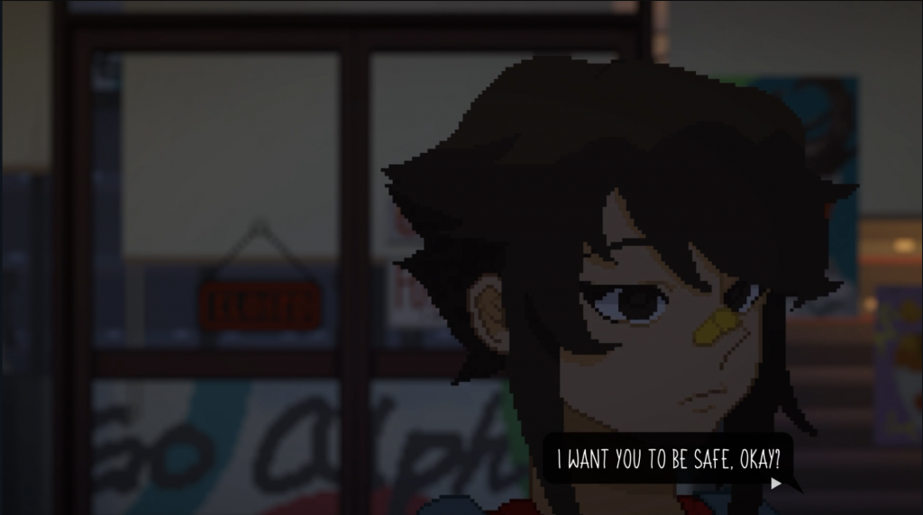 Until Then - Cath, pensive